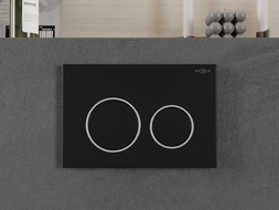 Mexen Fenix Air 07 XS пневматичен бутон за промиване, черен - 6A0703