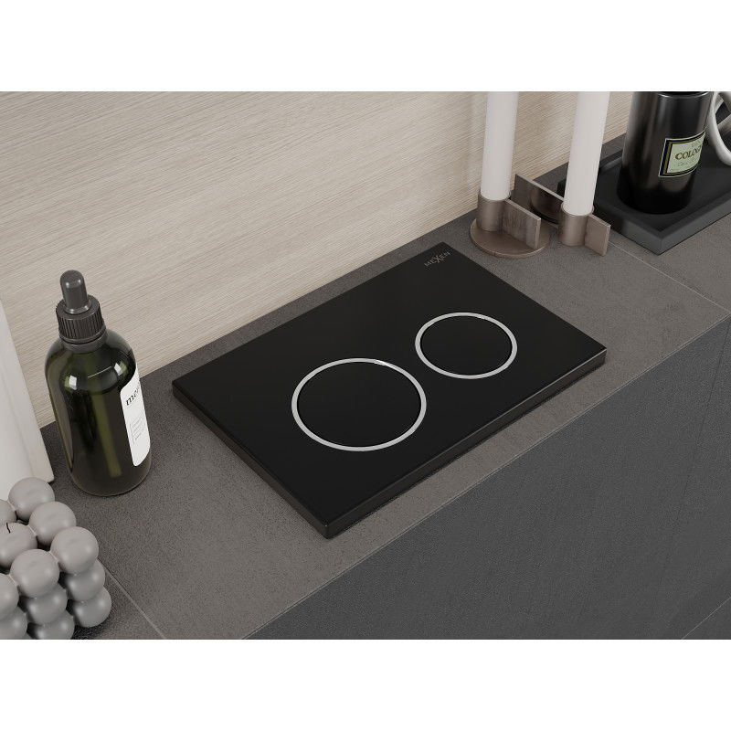 Mexen Fenix Air 07 XS пневматичен бутон за промиване, черен - 6A0703