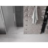 Mexen Velar плъзгащи се душ врати 90 см, матирани, хром - 871-090-000-31-01