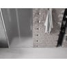 Mexen Velar плъзгащи се душ врати 90 см, матирани, хром - 871-090-000-31-01