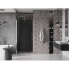 Mexen Velar плъзгаща се душ кабина 90 см, графит, хром - 871-090-000-41-01