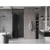Mexen Velar плъзгаща се душ кабина 90 см, графит, хром - 871-090-000-41-01