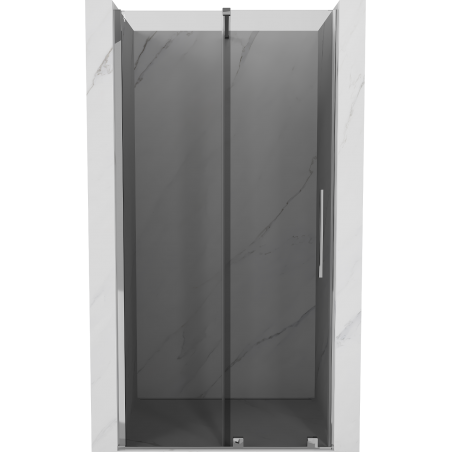 Mexen Velar плъзгащи душ врати 120 cm, графит, хром - 871-120-000-41-01