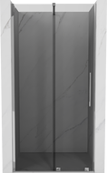 Mexen Velar плъзгащи душ врати 120 cm, графит, хром - 871-120-000-41-01
