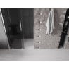 Mexen Velar плъзгаща се душ кабина 90 см, графит, хром - 871-090-000-41-01