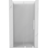 Mexen Velar плъзгащи се душ врати 110 cm, матиран, бял - 871-110-000-31-20