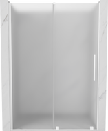 Mexen Velar плъзгаща се душ врата 150 cm, матирана, бяла - 871-150-000-31-20