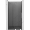 Mexen Velar плъзгащи душ врати 100 см, графит, бели - 871-100-000-41-20