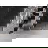 Mexen Velar плъзгащи се душ врати 140 см, графит, бяло - 871-140-000-41-20