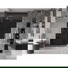 Mexen Velar плъзгащи се душ врати 130 см, графит, бяло - 871-130-000-41-20