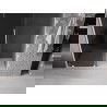 Mexen Velar плъзгащи се душ врати 140 см, графит, бяло - 871-140-000-41-20