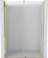 Mexen Velar плъзгащи се душ врати 150 см, матови, златни - 871-150-000-31-50