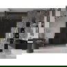 Mexen Velar плъзгаща се душ кабина 130 см, графит, злато - 871-130-000-41-50