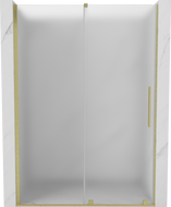 Mexen Velar плъзгащи се душ врати 160 см, матирани, златисти матирани - 871-160-000-31-55