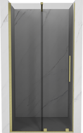 Mexen Velar плъзгащи се душ врати 110 cm, графит, златно четкано - 871-110-000-41-55
