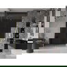 Mexen Velar плъзгаща се душ врата 150 см, графит, златно матирано - 871-150-000-41-55