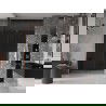 Mexen Velar плъзгащи се душ врати 140 cm, графит, четкана мед - 871-140-000-41-65