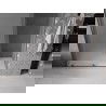 Mexen Velar плъзгащи се душ врати 150 см, матирани, четкани gun gray - 871-150-000-31-66