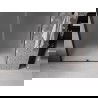Mexen Velar плъзгаща се врата за душ 160 cm, матирано, черно - 871-160-000-31-70