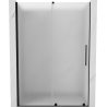 Mexen Velar плъзгаща се врата за душ 160 cm, матирано, черно - 871-160-000-31-70