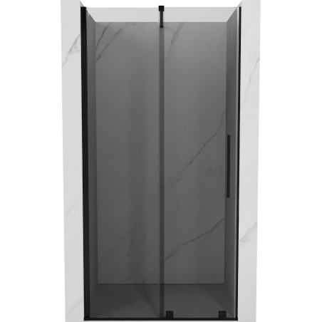 Mexen Velar плъзгащи се душ врати 90 cm, графит, черни - 871-090-000-41-70