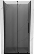 Mexen Velar плъзгащи се душ врати 120 см, графит, черно - 871-120-000-41-70
