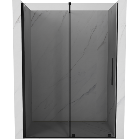 Mexen Velar плъзгаща се душ врата 140 cm, графит, черно - 871-140-000-41-70