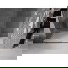 Mexen Velar плъзгащи се душ врати 140 см, прозрачни, gun metal - 871-140-000-01-95