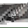 Mexen Velar плъзгащи се душ врати 140 см, прозрачни, gun metal - 871-140-000-01-95