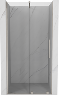 Mexen Velar плъзгащи се душ врати 110 см, прозрачни, четка никел - 871-110-000-01-97