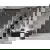 Mexen Velar плъзгащи се душ врати 130 см, прозрачни, матиран никел - 871-130-000-01-97