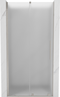 Mexen Velar плъзгащи се душ врати 90 cm, матиран, четкан никел - 871-090-000-31-97