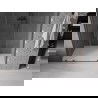 Mexen Velar Duo плъзгащи се душ врати 150 см, прозрачни, gun metal - 871-150-000-02-95