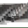 Mexen Velar Duo плъзгащи се душ врати 150 см, прозрачни, gun metal - 871-150-000-02-95