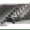 Mexen Velar Duo плъзгащи се душ врати 180 см, прозрачни, gun metal - 871-180-000-02-95