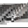 Mexen Velar Duo плъзгащи се душ врати 140 см, прозрачни, четкан никел - 871-140-000-02-97