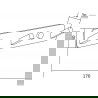 Mexen троен закачалка за кърпи, черен - 709173-70