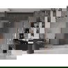 Mexen Velar Duo плъзгащи се душ врати 170 см, матирано стъкло, розово злато - 871-170-000-32-60