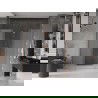 Mexen Velar Duo плъзгащи се душ врати 200 cm, матирано, четкана мед - 871-200-000-32-65