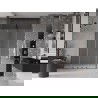 Mexen Velar Duo плъзгащи се душ врати 140 см, матирано, gun metal - 871-140-000-32-95