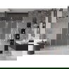 Mexen Velar Duo плъзгаща се душ врата 160 см, мат, четкан никел - 871-160-000-32-97