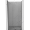Mexen Velar плъзгаща се душ врата 110 cm, прозрачна, gun metal - 871-110-000-01-95