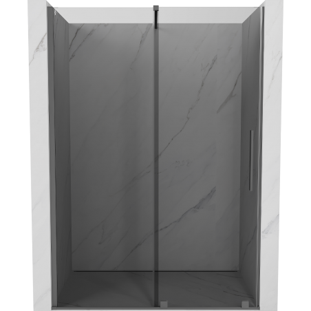 Mexen Velar плъзгаща се душ врата 150 cm, графит, gun metal - 871-150-000-41-95