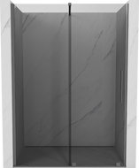 Mexen Velar плъзгаща се душ врата 140 см, графит, gun metal - 871-140-000-41-95