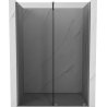 Mexen Velar плъзгащи се душ врати 130 см, графит, gun metal - 871-130-000-41-95