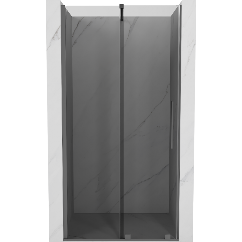 Mexen Velar плъзгащи се душ врати 100 см, графит, gun metal - 871-100-000-41-95