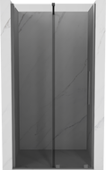 Mexen Velar плъзгаща се душ врата 90 см, графит, gun metal - 871-090-000-41-95