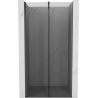 Mexen Velar плъзгаща се душ врата 100 см, графит, четка gun gray - 871-100-000-41-66