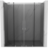 Mexen Velar Duo плъзгащи се душ врати 200 см, графит, хром - 871-200-000-42-01