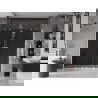 Mexen Velar Duo плъзгащи се душ врати 200 см, графит, бяло - 871-200-000-42-20